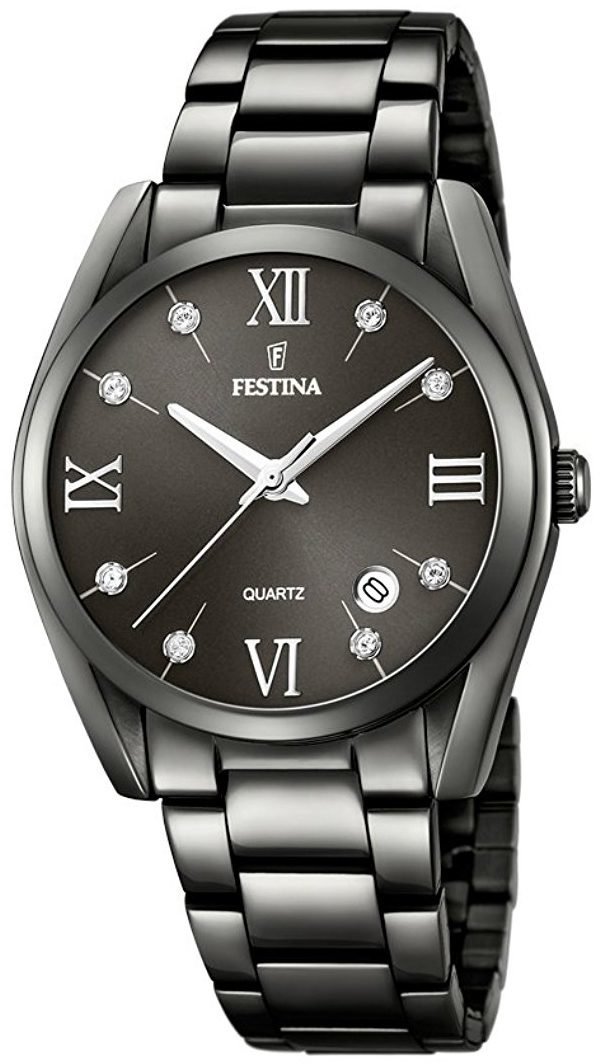 Festina Dress F16866-2 Kello Musta / Teräs