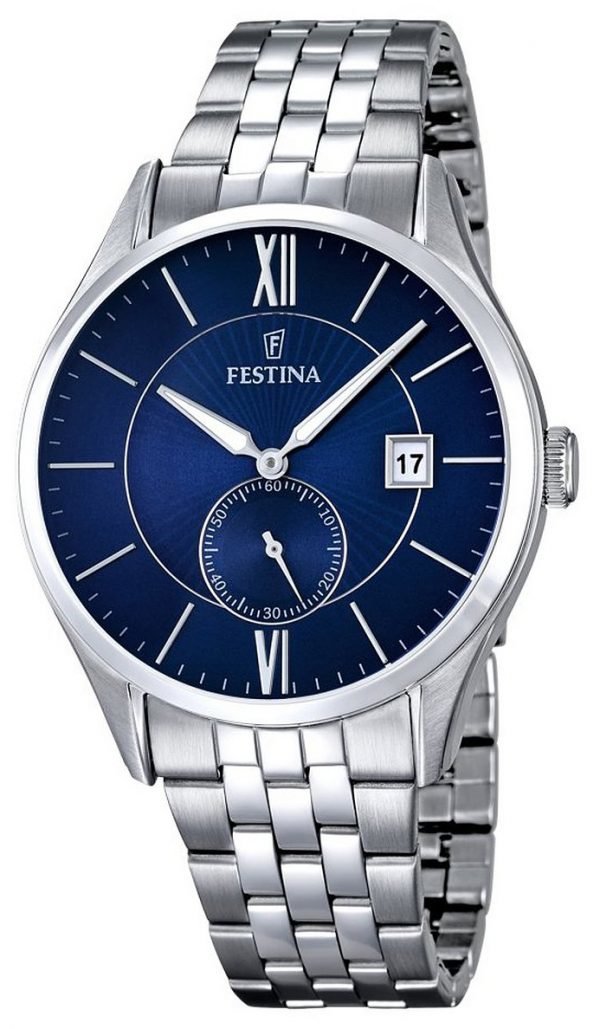 Festina Dress F16871-3 Kello Sininen / Teräs