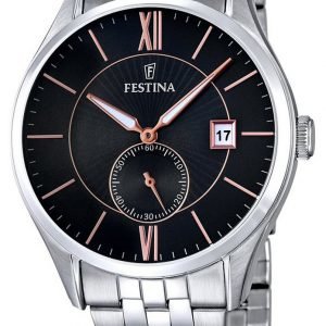 Festina Dress F16871-4 Kello Musta / Teräs