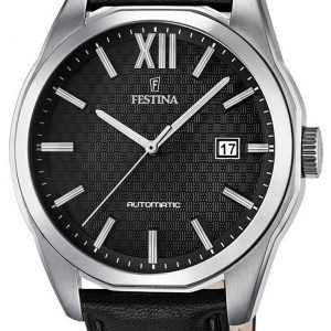 Festina Dress F16885-4 Kello Musta / Nahka