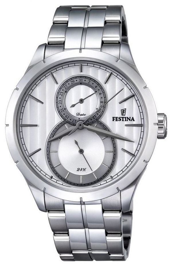 Festina Dress F16891-1 Kello Hopea / Teräs