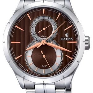 Festina Dress F16891-5 Kello Ruskea / Teräs