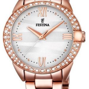 Festina Dress F16920-1 Kello Hopea / Punakultasävyinen