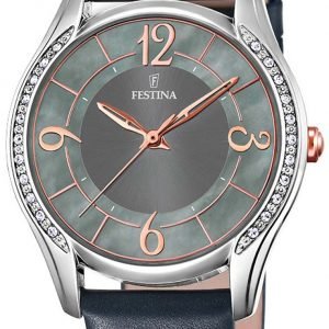 Festina Dress F16944-B Kello Harmaa / Nahka