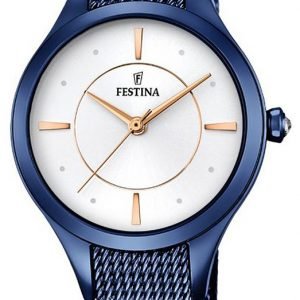 Festina Dress F16961-1 Kello Valkoinen / Teräs