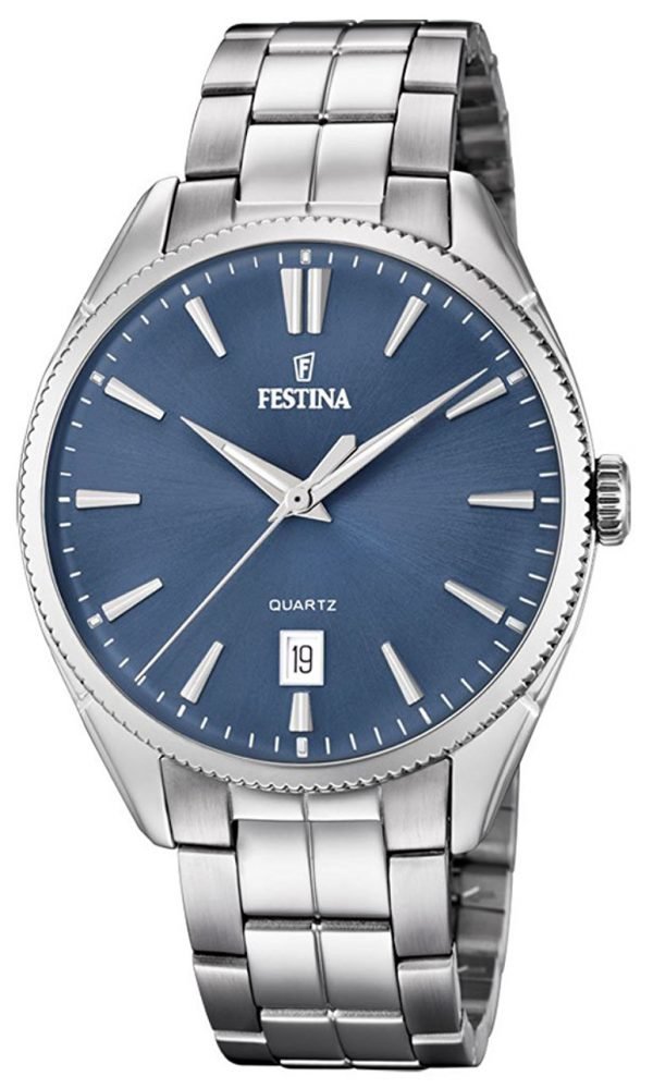 Festina Dress F16976-4 Kello Sininen / Teräs