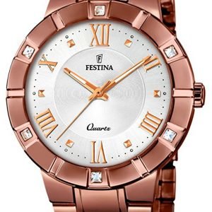 Festina Dress F20239-1 Kello Hopea / Punakultasävyinen