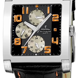 Festina F16235-9 Kello Musta / Nahka