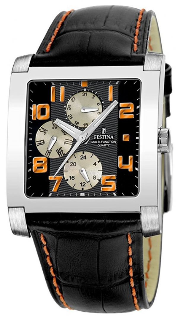 Festina F16235-9 Kello Musta / Nahka