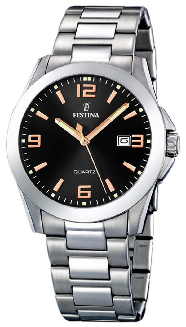 Festina F16376-6 Kello Musta / Teräs