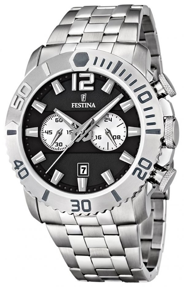 Festina F16613-3 Kello Musta / Teräs