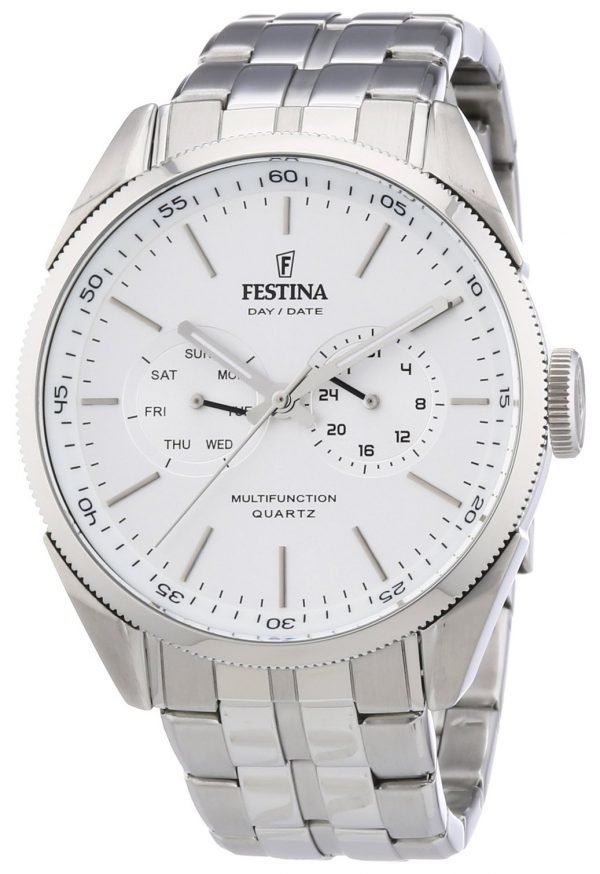 Festina F16630-1 Kello Valkoinen / Teräs