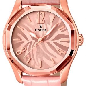 Festina F16739-2 Kello Punakultaa / Nahka