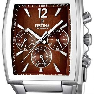 Festina F16765-3 Kello Ruskea / Teräs