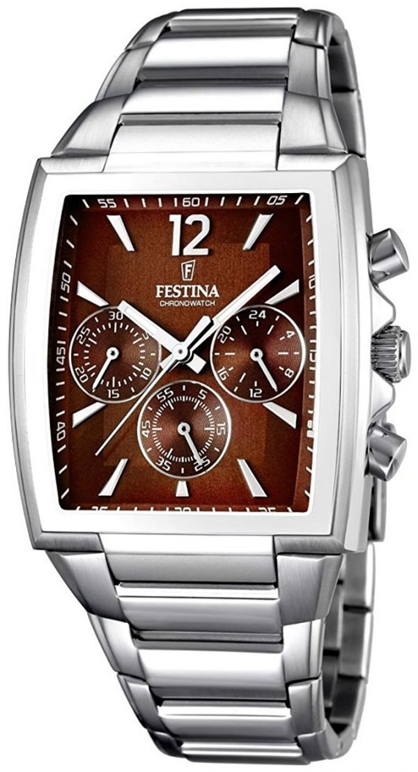 Festina F16765-3 Kello Ruskea / Teräs