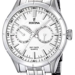 Festina F16780-1 Kello Valkoinen / Teräs