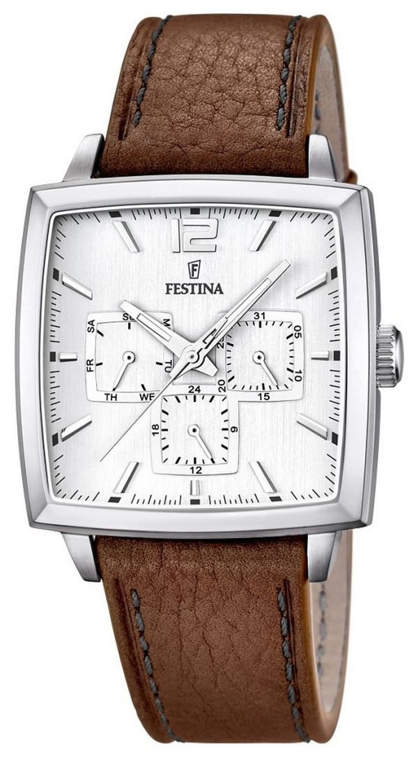 Festina F16784-1 Kello Valkoinen / Nahka