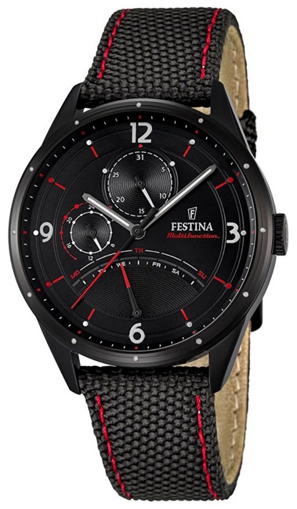 Festina F16849-2 Kello Musta / Nahka