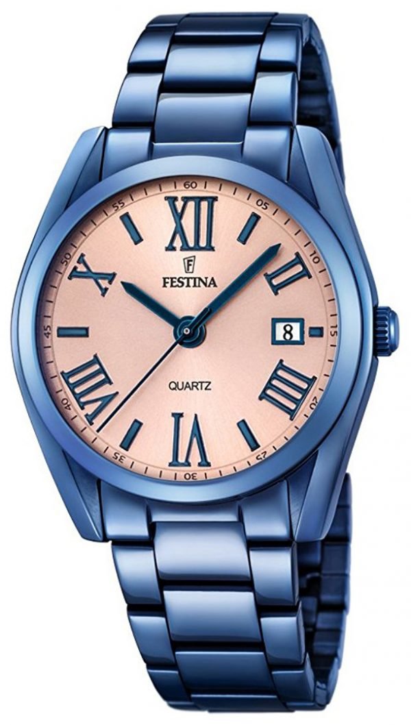 Festina F16864-1 Kello Punakultaa / Teräs