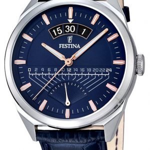 Festina F16873-3 Kello Sininen / Nahka