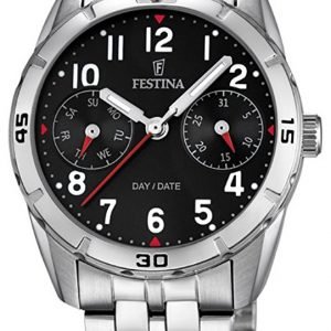 Festina F16908-3 Kello Musta / Teräs