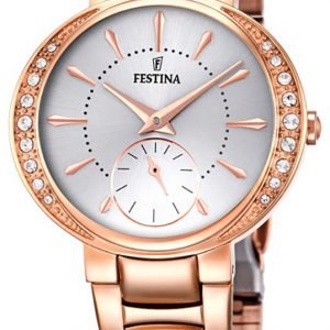 Festina F16911-1 Kello Hopea / Punakultasävyinen