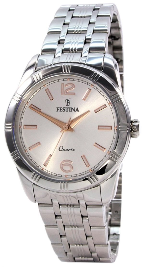 Festina F16940-4 Kello Hopea / Teräs