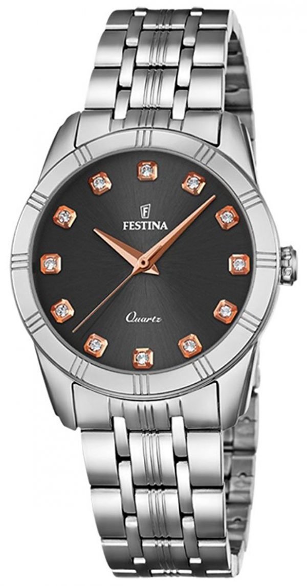 Festina F16940-5 Kello Musta / Teräs