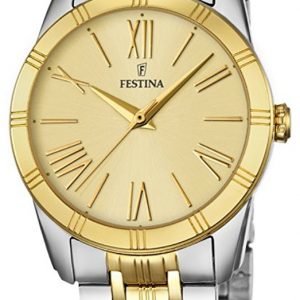 Festina F16941-1 Kello Kullattu / Kullansävytetty Teräs