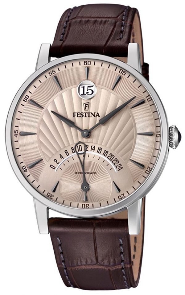 Festina F16984-2 Kello Beige / Nahka