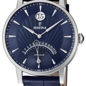 Festina F16984-3 Kello Sininen / Nahka