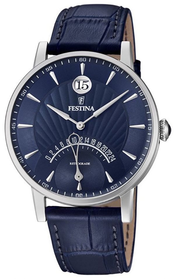 Festina F16984-3 Kello Sininen / Nahka