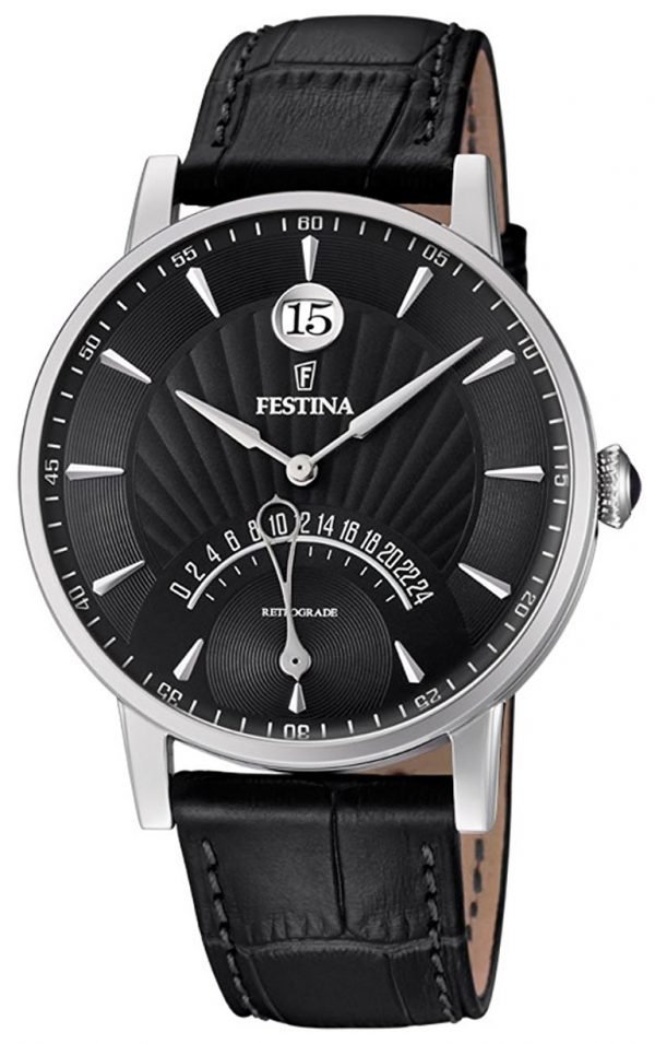 Festina F16984-4 Kello Musta / Nahka