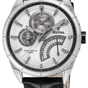 Festina F16986-1 Kello Valkoinen / Nahka