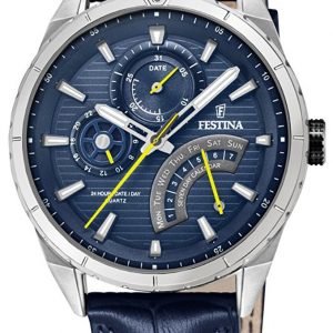 Festina F16986-2 Kello Sininen / Nahka