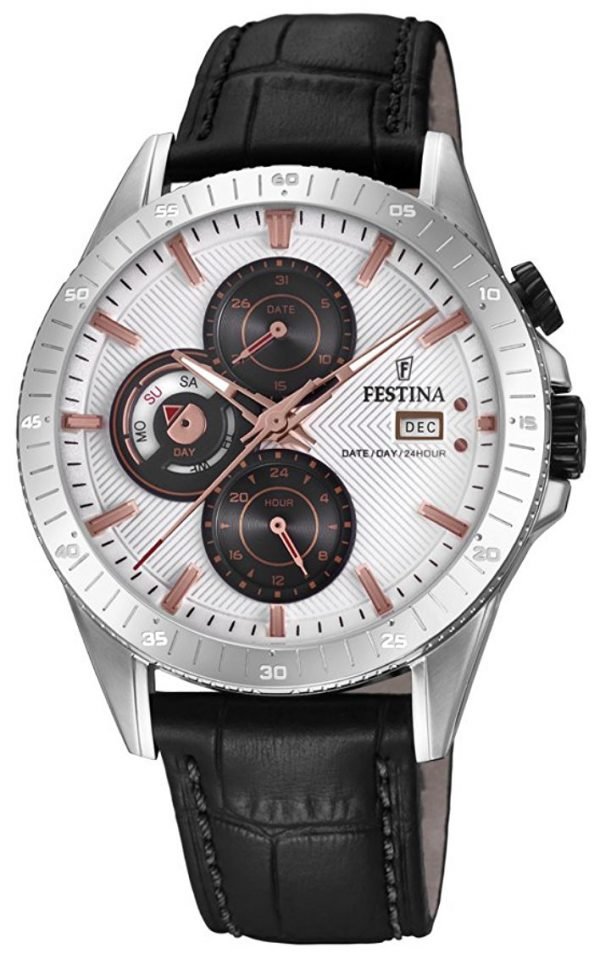 Festina F16990-1 Kello Hopea / Nahka