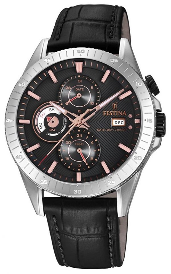 Festina F16990-3 Kello Musta / Nahka