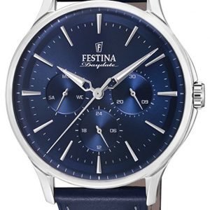 Festina F16991-3 Kello Sininen / Nahka