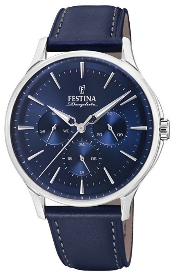 Festina F16991-3 Kello Sininen / Nahka