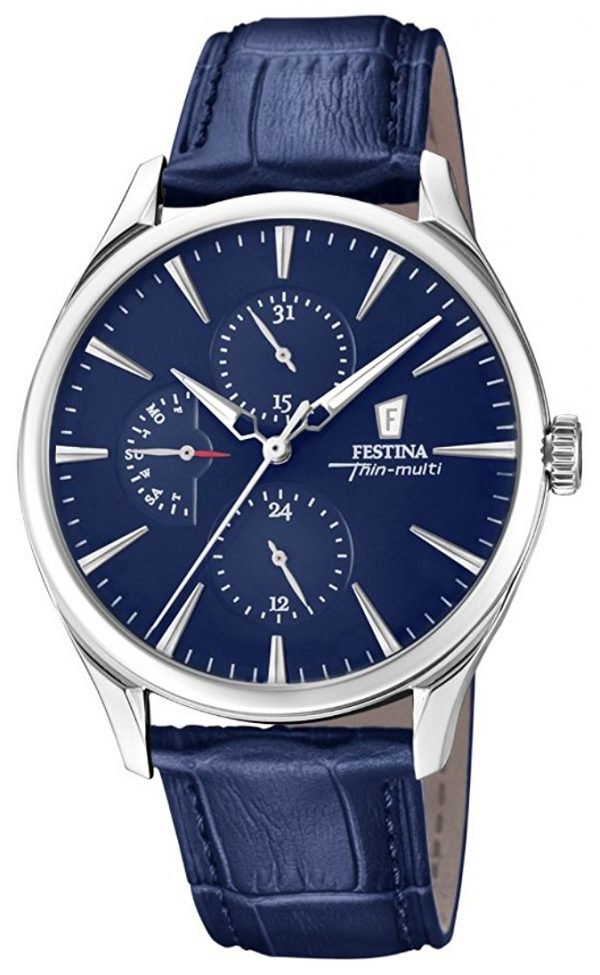 Festina F16992-2 Kello Sininen / Nahka