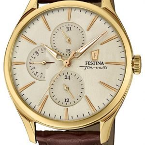 Festina F16993-1 Kello Beige / Nahka