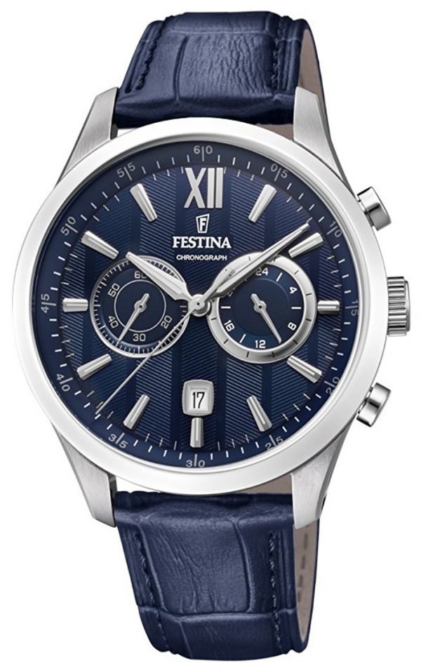 Festina F16996-3 Kello Sininen / Nahka