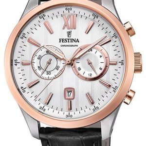 Festina F16997-1 Kello Valkoinen / Nahka