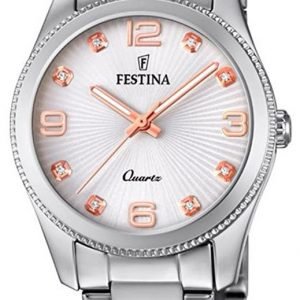 Festina F20208-1 Kello Valkoinen / Teräs