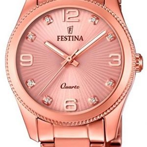 Festina F20211-1 Kello Punakultaa / Punakultasävyinen