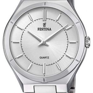 Festina F20244-1 Kello Hopea / Teräs