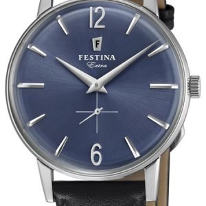 Festina F20248-3 Kello Sininen / Nahka