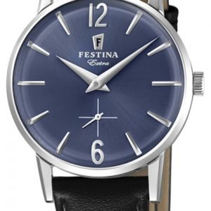 Festina F20254-3 Kello Sininen / Nahka