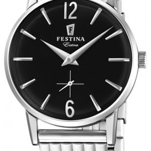 Festina F20256-4 Kello Musta / Teräs