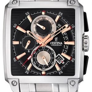 Festina F20264-4 Kello Musta / Teräs